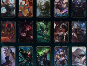 CONTA DE LOL LVL355, MMR de esmeralda, 99 skins - League of Legends