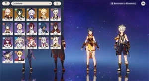 AR41 Xiao + Lança de jade, Kazuha e Qiqi - Genshin Impact
