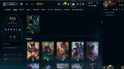 Conta de LoL de 2013 | 266 skins, 293 emotes, 509 ícones e + - League of Legends