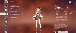 Conta Genshin Impact