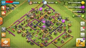 VILA CV9 QUASE FULL - Clash of Clans