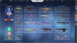 Conta NFA Valorant, Level 182, Diamante 1, karambit do passe