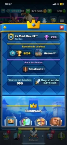 Conta Clash Royale