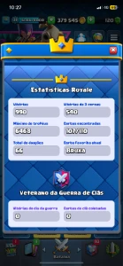 Conta Clash Royale