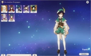 Genshin Impact / AR 7 / Venti + Xiang ling constelação +3
