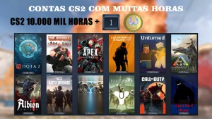CONTAS COUNTER-STRIKE 2 - 10.000 HORAS + MEDALHAS - Counter Strike CS