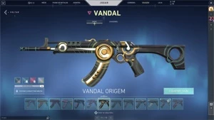 Conta de vava com mais de 100 skins - Valorant