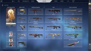 Conta de vava com mais de 100 skins