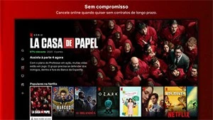 Netflix modificada - Assinaturas e Premium