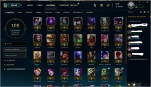 Conta LOL Platina 4 / 40 campeões . - League of Legends