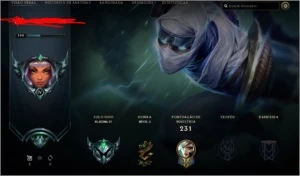 Conta Lol plat IV lvl 100 66% de winrate 64 champ 24 skin s6 - League of Legends: Wild Rift LOL WR