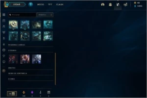 Conta Lol plat IV lvl 100 66% de winrate 64 champ 24 skin s6 - League of Legends: Wild Rift LOL WR