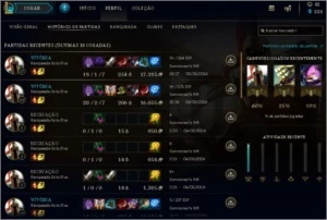 CONTA LEAGUE OF LEGENDS OURO 5 LOL