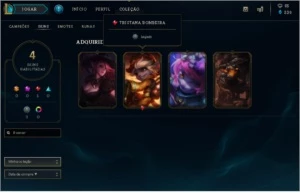 CONTA LEAGUE OF LEGENDS OURO 5 LOL