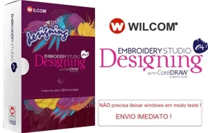 Wilcom Embroidery Studio E4.2 mais Coreldraw X8 - Softwares e Licenças