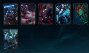 7 Lendárias (TOTAL 44), 25 Pontos de Prestigio, 3k de RP - League of Legends LOL