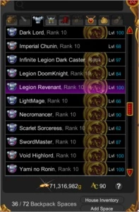 CONTA LEGEND - Adventure Quest World AQW