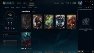 Bronze 1 124 champs 43 skins - League of Legends LOL