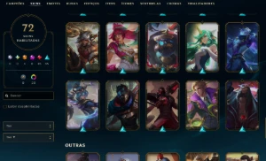Conta Plat1 Mmr Alto Com 72 Skins - League of Legends LOL