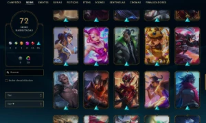 Conta Plat1 Mmr Alto Com 72 Skins - League of Legends LOL