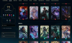 Conta Plat1 Mmr Alto Com 72 Skins - League of Legends LOL