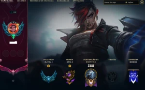 Conta Plat1 Mmr Alto Com 72 Skins - League of Legends LOL