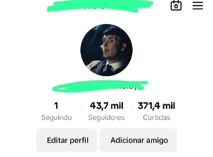 Conta Tik Tok com 40k de seguidores - Redes Sociais