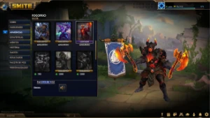 + de 750 SKINS(Ranqueadas/Tier5/Limitadas/ - Smite