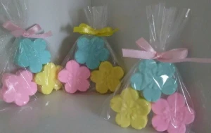 Trio Sabonete Flor de Cerejeira - Artesanato e Personalizados