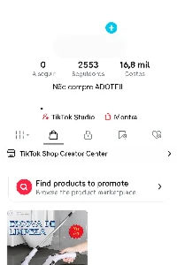 🔥 Conta Tiktok SHOP Liberado Com 2500K Seguidores Reais 🔥 - Outros