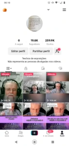 Conta TikTok monetizada, 19,8k seguidores, Nicho: Religião - Redes Sociais