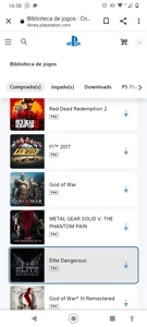 Conta psn cm alguns jogos - Playstation