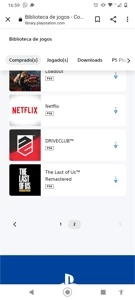 Conta psn cm alguns jogos - Playstation
