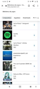Conta psn cm alguns jogos - Playstation