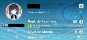 Ar55 Hutao C1+Báculo De Homa +Yelan +Yaemiko +Nahida +Ayaka - Genshin Impact