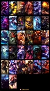 Conta Platina com 32 skins no Lol - League of Legends