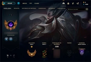 Conta smurf com 67% win - League of Legends LOL
