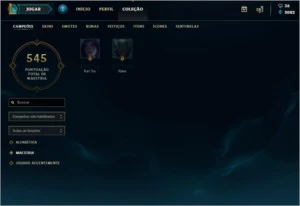 CONTA Season 2, elo atual prata 1 (md5 para o gold), ex-plat - League of Legends LOL