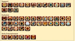 152 Badges - 6 Chest - Full Forge ( Menos Acheron) - Rgow - - Adventure Quest World AQW