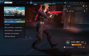 conta WARZONE prestigio7 skins rank platina KD alto