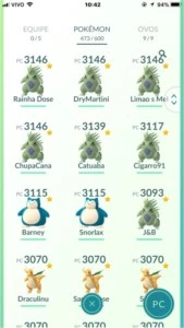 Conta Pokemon Go level 39 - Pokémon