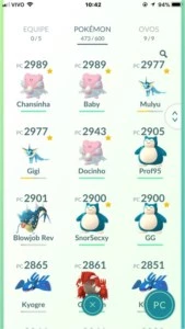 Conta Pokemon Go level 39 - Pokémon