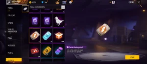 Conta com skins Naruto barata - Free Fire