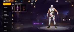 Conta com skins Naruto barata - Free Fire