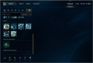 Vendo conta platina II - League of Legends LOL