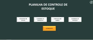 Planilha De Gestão De Estoque Com Dashboard - Outros