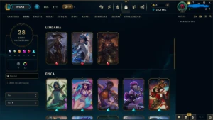 Conta League of Legends nivel 74 LOL