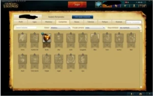 Conta de LoL, Plat V, 46 skins. - League of Legends