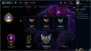 CONTA SMURF PLATINA - CRIADA A 2 MESES - League of Legends LOL