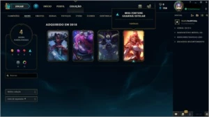 CONTA SMURF PLATINA - CRIADA A 2 MESES - League of Legends LOL